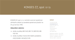 Desktop Screenshot of konses.cz